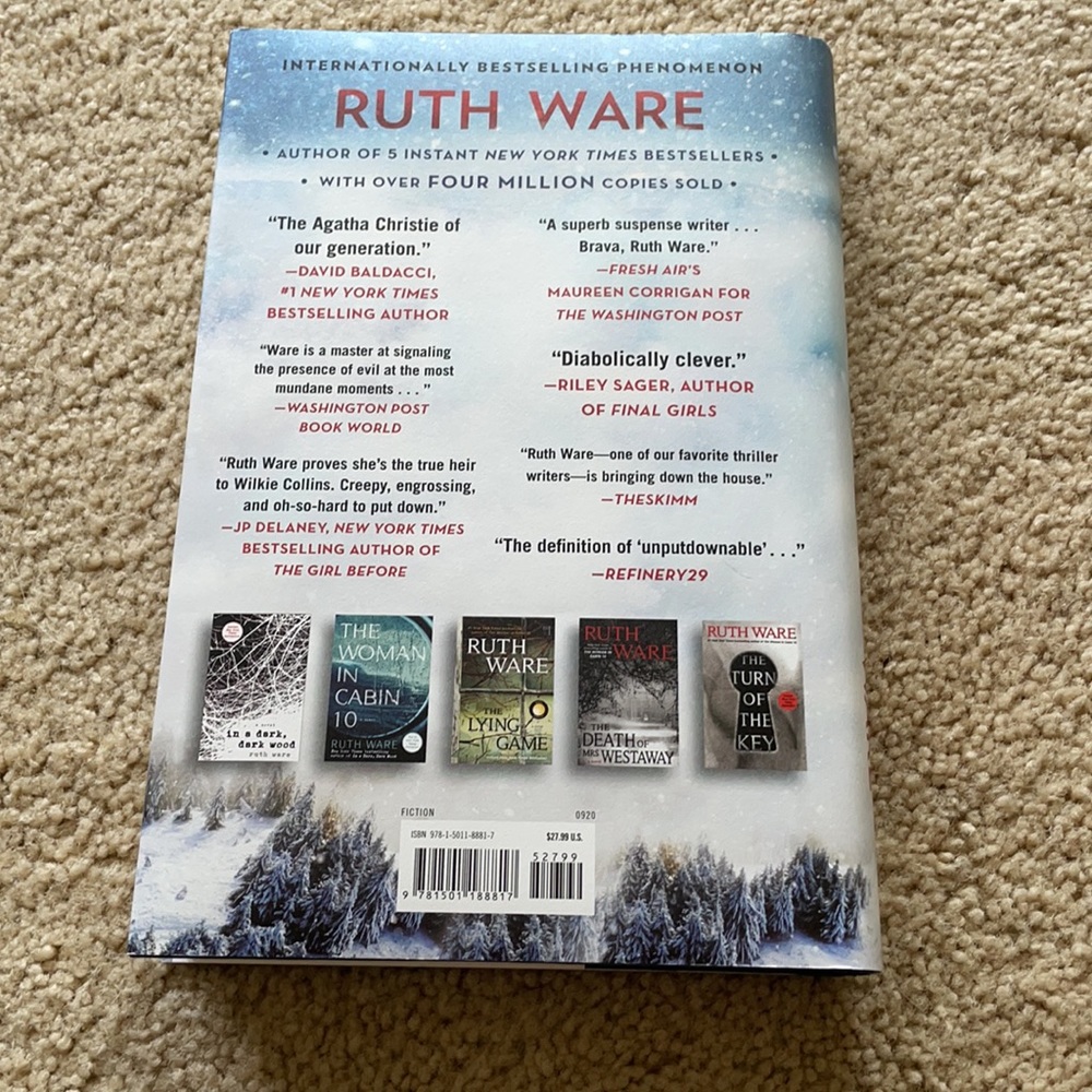 Book- One By One Ruth Ware - Picture 4 of 4